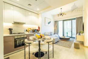 Chic 2BR with Partial Burj Khalifa View